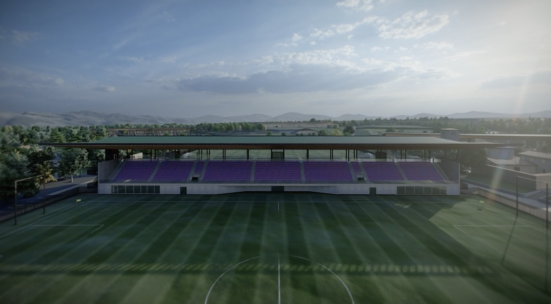 Viola Park il rendering del progetto