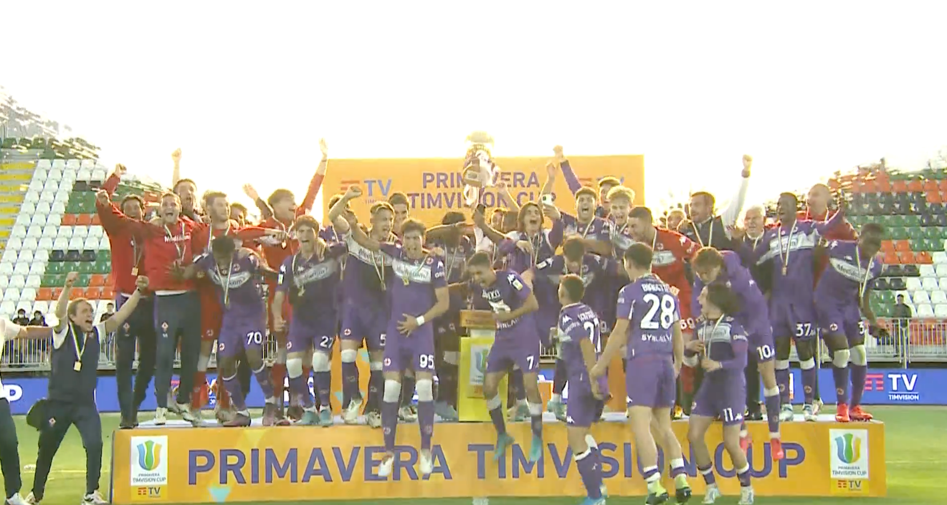 FIORENTINA PRIMAVERA WIN COPPA ITALIA